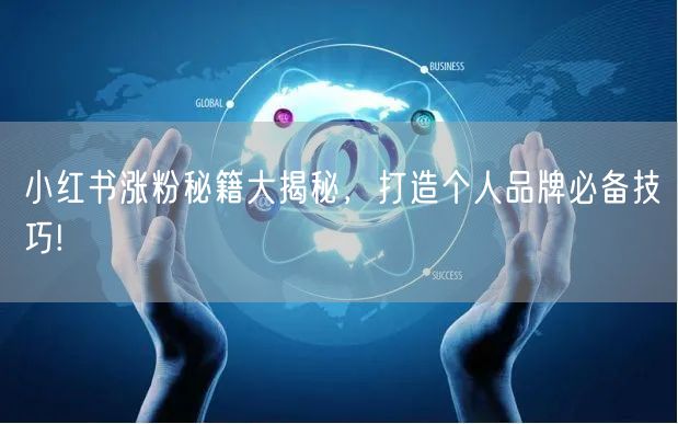 小红书涨粉秘籍大揭秘，打造个人品牌必备技巧!