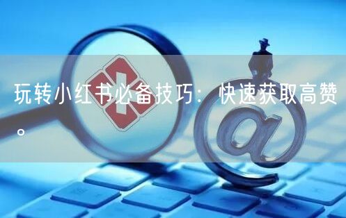 玩转小红书必备技巧：快速获取高赞。