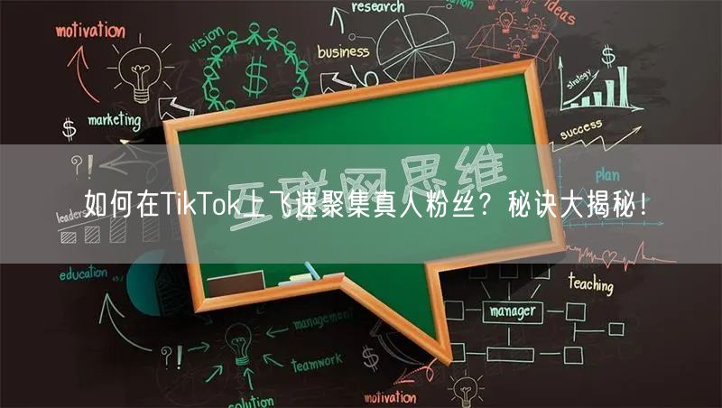 如何在TikTok上飞速聚集真人粉丝？秘诀大揭秘！